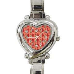 Pears Red Heart Italian Charm Watch by snowwhitegirl