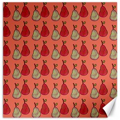 Pears Red Canvas 20  X 20  by snowwhitegirl