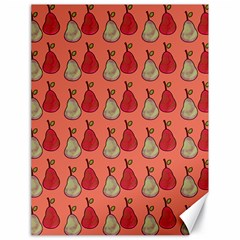 Pears Red Canvas 18  X 24  by snowwhitegirl