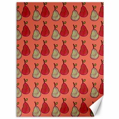 Pears Red Canvas 36  X 48  by snowwhitegirl