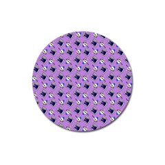 Kawaii Grape Rootbeer Magnet 3  (round) by snowwhitegirl