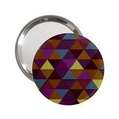 Fall Geometric Pattern 2 25  Handbag Mirrors by snowwhitegirl