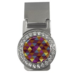 Fall Geometric Pattern Money Clips (cz)  by snowwhitegirl