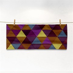 Fall Geometric Pattern Hand Towel by snowwhitegirl