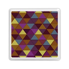 Fall Geometric Pattern Memory Card Reader (square)