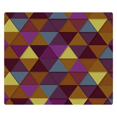 Fall Geometric Pattern Double Sided Flano Blanket (small)  by snowwhitegirl