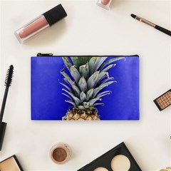 Pineapple Blue Cosmetic Bag (small) by snowwhitegirl