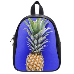 Pineapple Blue School Bag (small) by snowwhitegirl