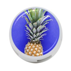 Pineapple Blue 4-port Usb Hub (one Side) by snowwhitegirl