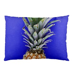 Pineapple Blue Pillow Case (two Sides) by snowwhitegirl