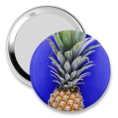 Pineapple Blue 3  Handbag Mirrors by snowwhitegirl