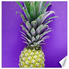 Pineapple Purple Canvas 12  X 12  by snowwhitegirl