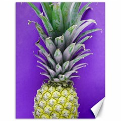 Pineapple Purple Canvas 18  X 24  by snowwhitegirl