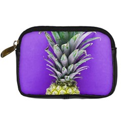 Pineapple Purple Digital Camera Leather Case by snowwhitegirl