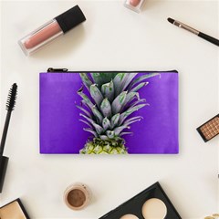 Pineapple Purple Cosmetic Bag (small) by snowwhitegirl