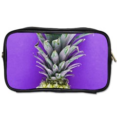 Pineapple Purple Toiletries Bag (one Side) by snowwhitegirl