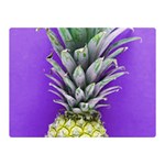 Pineapple Purple Double Sided Flano Blanket (Mini)  35 x27  Blanket Front