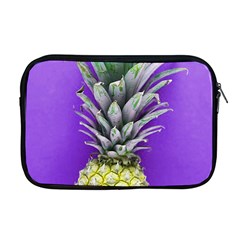 Pineapple Purple Apple Macbook Pro 17  Zipper Case by snowwhitegirl