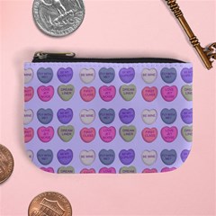 Valentine Hearts Lilac Mini Coin Purse by snowwhitegirl