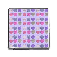 Valentine Hearts Lilac Memory Card Reader (square 5 Slot) by snowwhitegirl