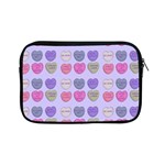 Valentine Hearts Lilac Apple iPad Mini Zipper Cases Front