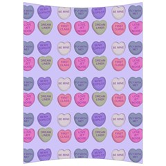 Valentine Hearts Lilac Back Support Cushion by snowwhitegirl