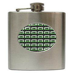 Green Cassette Hip Flask (6 Oz) by snowwhitegirl