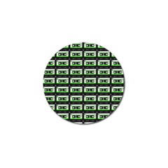 Green Cassette Golf Ball Marker by snowwhitegirl