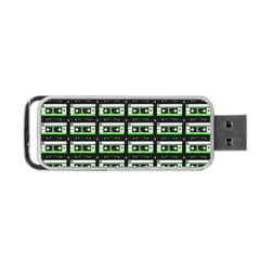 Green Cassette Portable Usb Flash (one Side) by snowwhitegirl