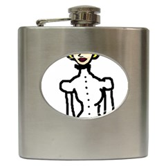 Dream Victorian Girl V Hip Flask (6 Oz) by snowwhitegirl