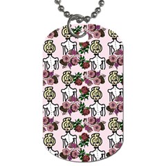 Victorian Girl Pink Dog Tag (two Sides) by snowwhitegirl