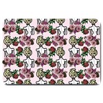 Victorian Girl Pink Large Doormat  30 x20  Door Mat