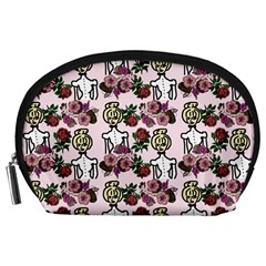 Victorian Girl Pink Accessory Pouch (large) by snowwhitegirl