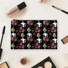 Victorian Girl Black Cosmetic Bag (medium) by snowwhitegirl