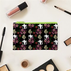 Victorian Girl Black Cosmetic Bag (xs) by snowwhitegirl