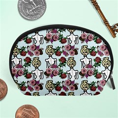 Victorian Girl Blue Accessory Pouch (large) by snowwhitegirl