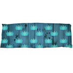 Zen Lotus Wood Wall Blue Body Pillow Case (Dakimakura) Body Pillow Case