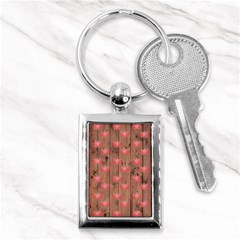 Zen Lotus Wood Wall Key Chains (Rectangle) 