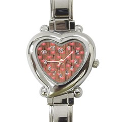 Zen Lotus Wood Wall Heart Italian Charm Watch