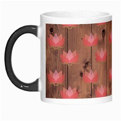 Zen Lotus Wood Wall Morph Mugs by snowwhitegirl