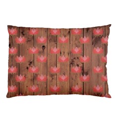 Zen Lotus Wood Wall Pillow Case (Two Sides)