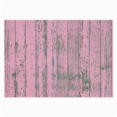 Old Pink Wood Wall Large Glasses Cloth (2-side) by snowwhitegirl