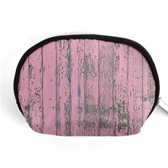 Old Pink Wood Wall Accessory Pouch (medium) by snowwhitegirl