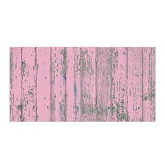 Old Pink Wood Wall Satin Wrap by snowwhitegirl