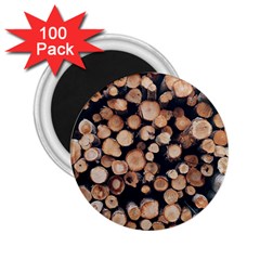 Wood Stick Piles 2 25  Magnets (100 Pack)  by snowwhitegirl