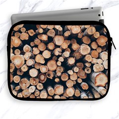 Wood Stick Piles Apple Ipad 2/3/4 Zipper Cases by snowwhitegirl