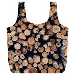 Wood Stick Piles Full Print Recycle Bag (xl) by snowwhitegirl