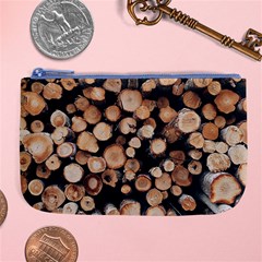 Wood Stick Piles Large Coin Purse by snowwhitegirl