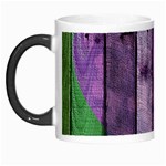 Wood Wall Heart Purple Green Morph Mugs Left