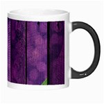 Wood Wall Heart Purple Green Morph Mugs Right